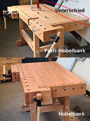 Profi-Hobelbank und Hobelbank